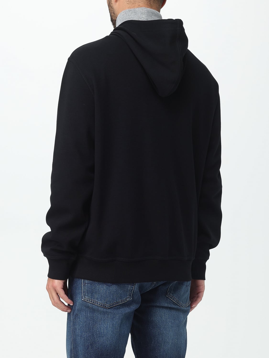 BRUNELLO CUCINELLI SWEATSHIRT: Pullover herren Brunello Cucinelli, Schwarz - Img 3