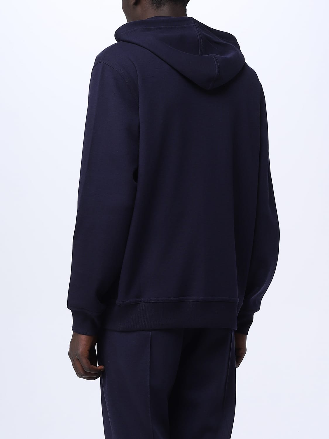 BRUNELLO CUCINELLI SWEATSHIRT: Pullover herren Brunello Cucinelli, Blau - Img 3