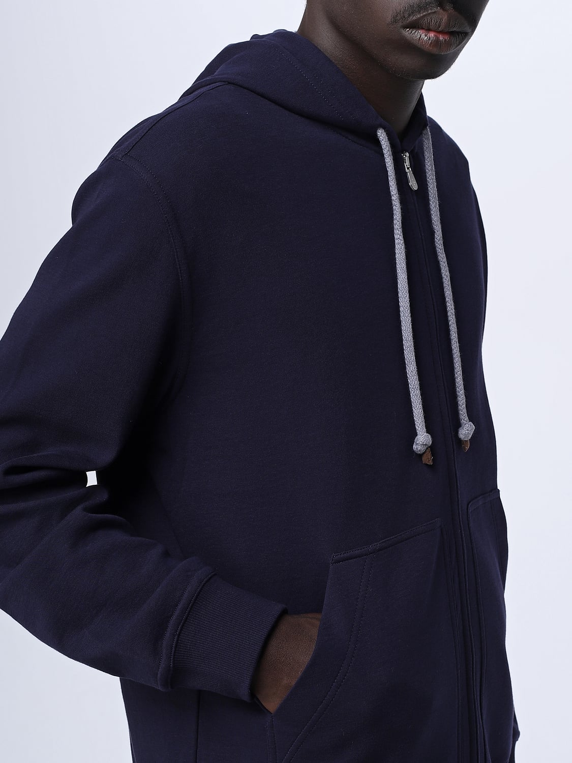 BRUNELLO CUCINELLI SWEATSHIRT: Pullover herren Brunello Cucinelli, Blau - Img 5