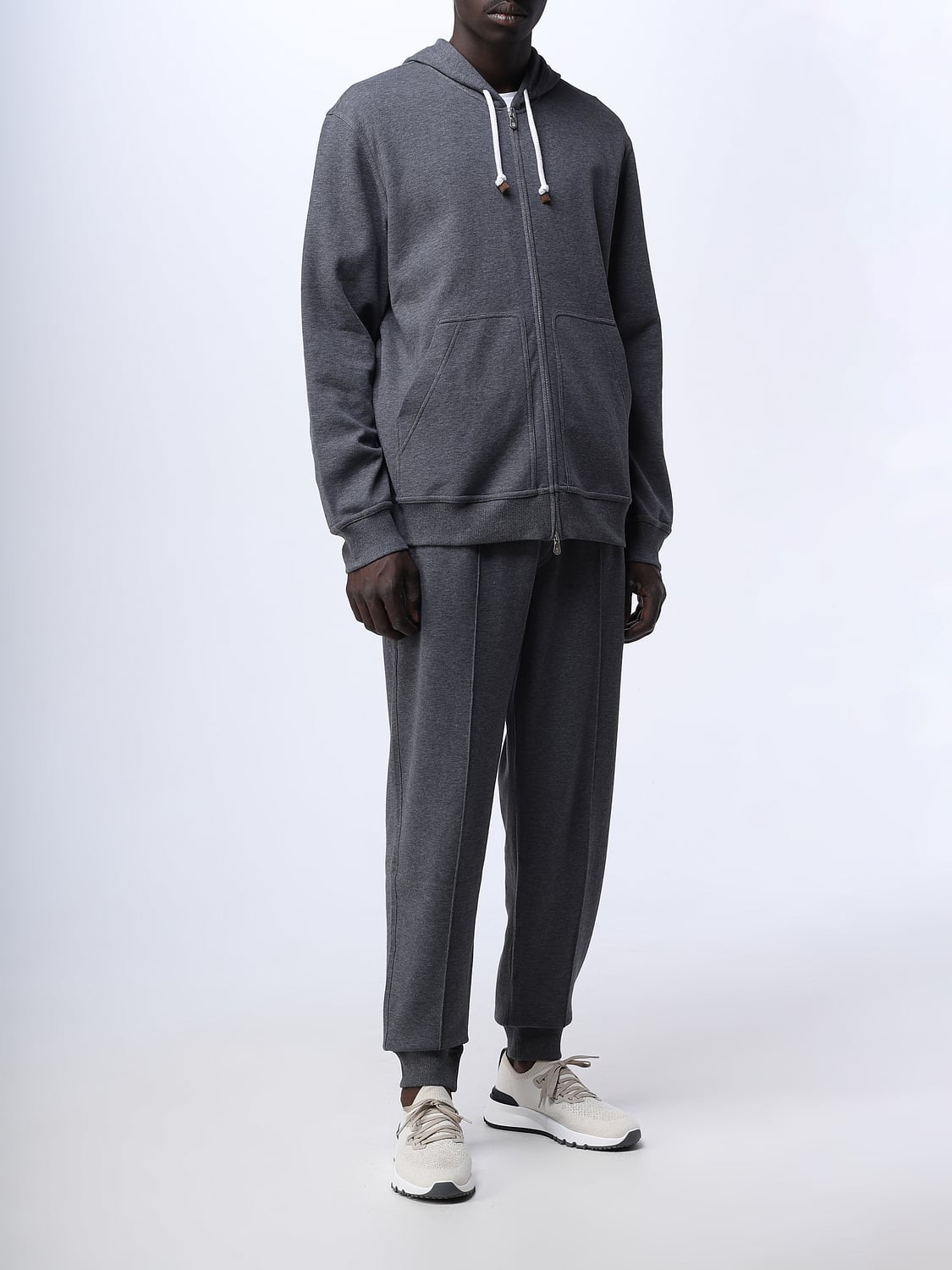 BRUNELLO CUCINELLI SWEATSHIRT: Pullover herren Brunello Cucinelli, Grau - Img 2