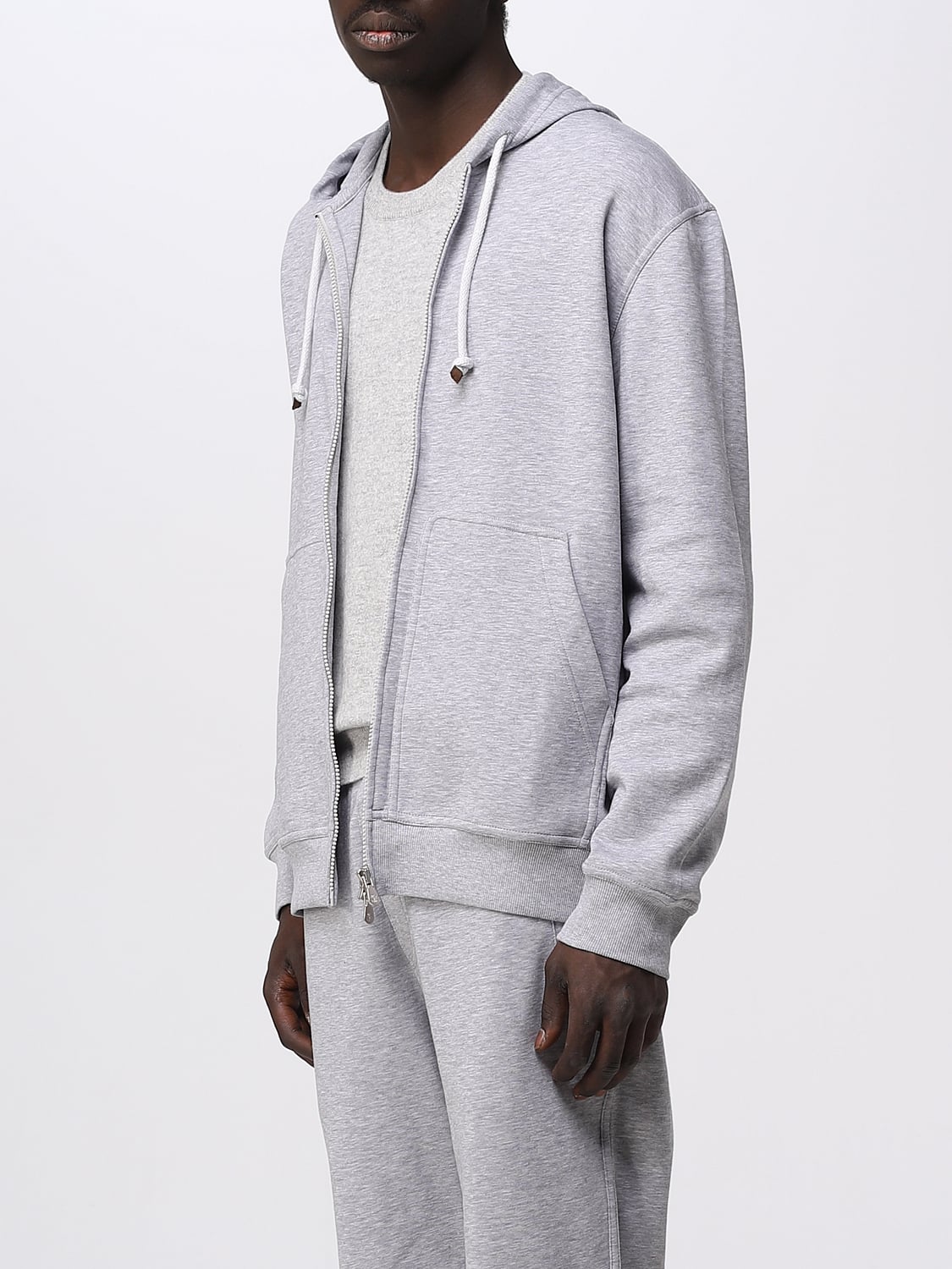 BRUNELLO CUCINELLI SWEATSHIRT: Pullover herren Brunello Cucinelli, Charcoal - Img 4