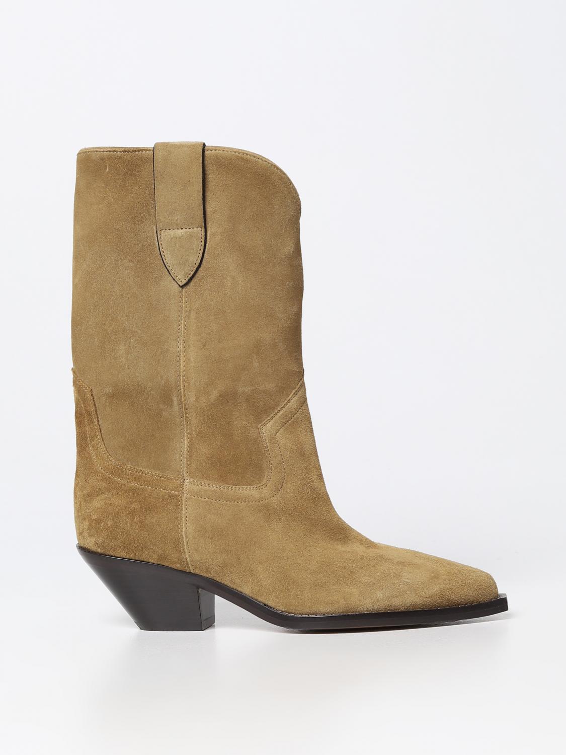 ISABEL MARANT: Stiefel damen Beige Isabel Marant Stiefel