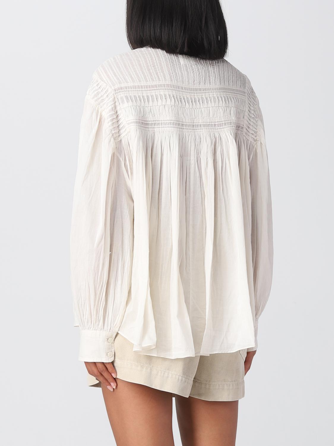ISABEL MARANT ETOILE CAMISA: Camisa mujer Isabel Marant Etoile, Beige - Img 3