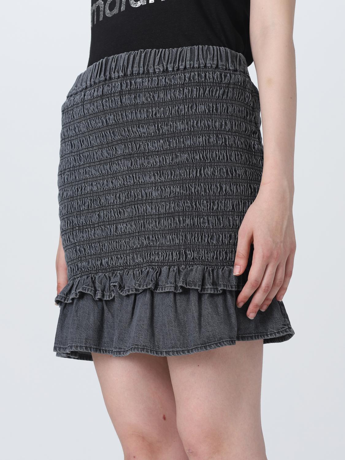 ISABEL MARANT ETOILE FALDA: Falda mujer Isabel Marant Etoile, Gris - Img 4
