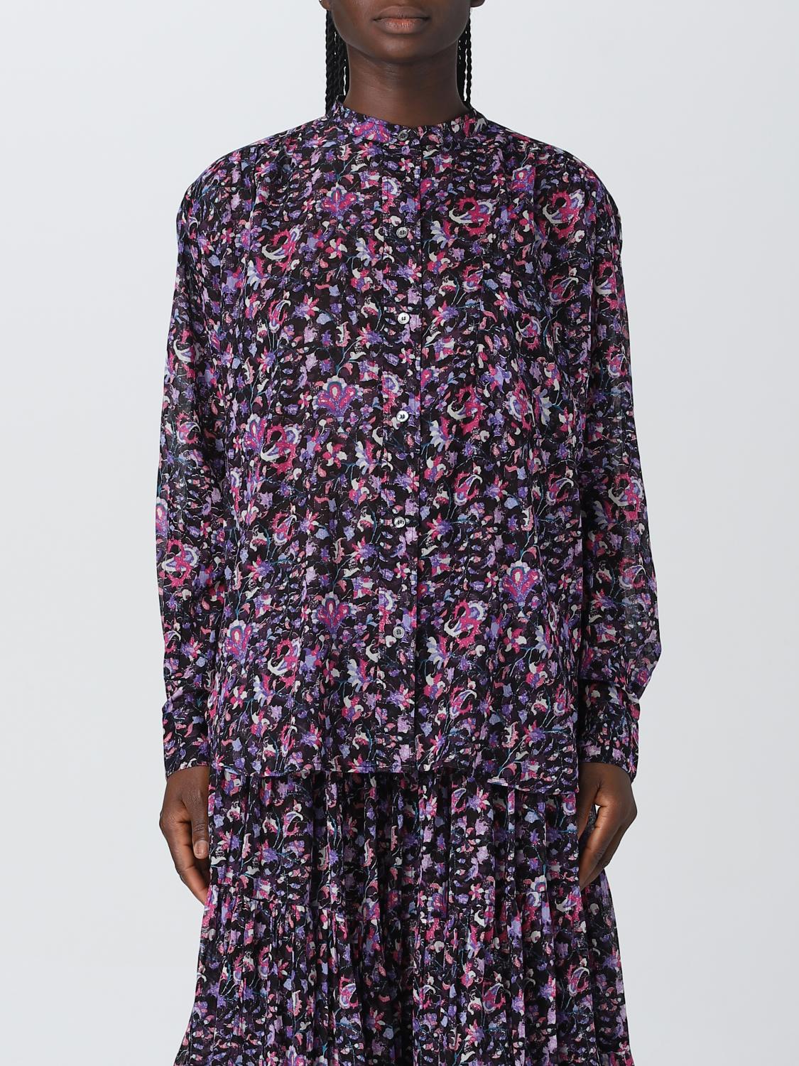 ISABEL MARANT ETOILE CAMISA: Camisa mujer Isabel Marant Etoile, Violeta - Img 1