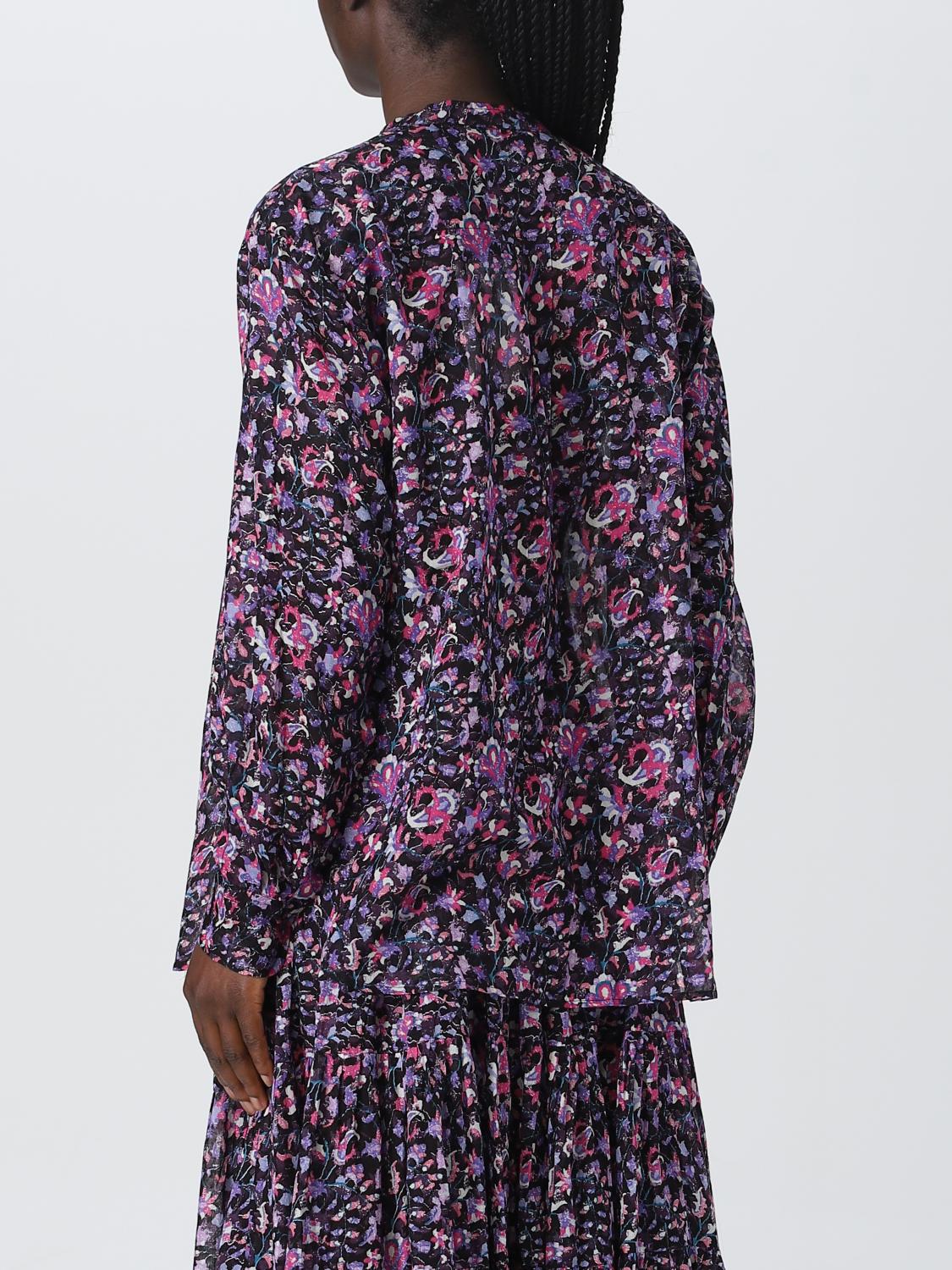ISABEL MARANT ETOILE CAMISA: Camisa mujer Isabel Marant Etoile, Violeta - Img 3
