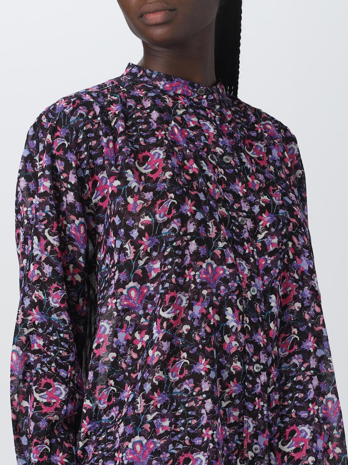 ISABEL MARANT ETOILE CAMISA: Camisa mujer Isabel Marant Etoile, Violeta - Img 4