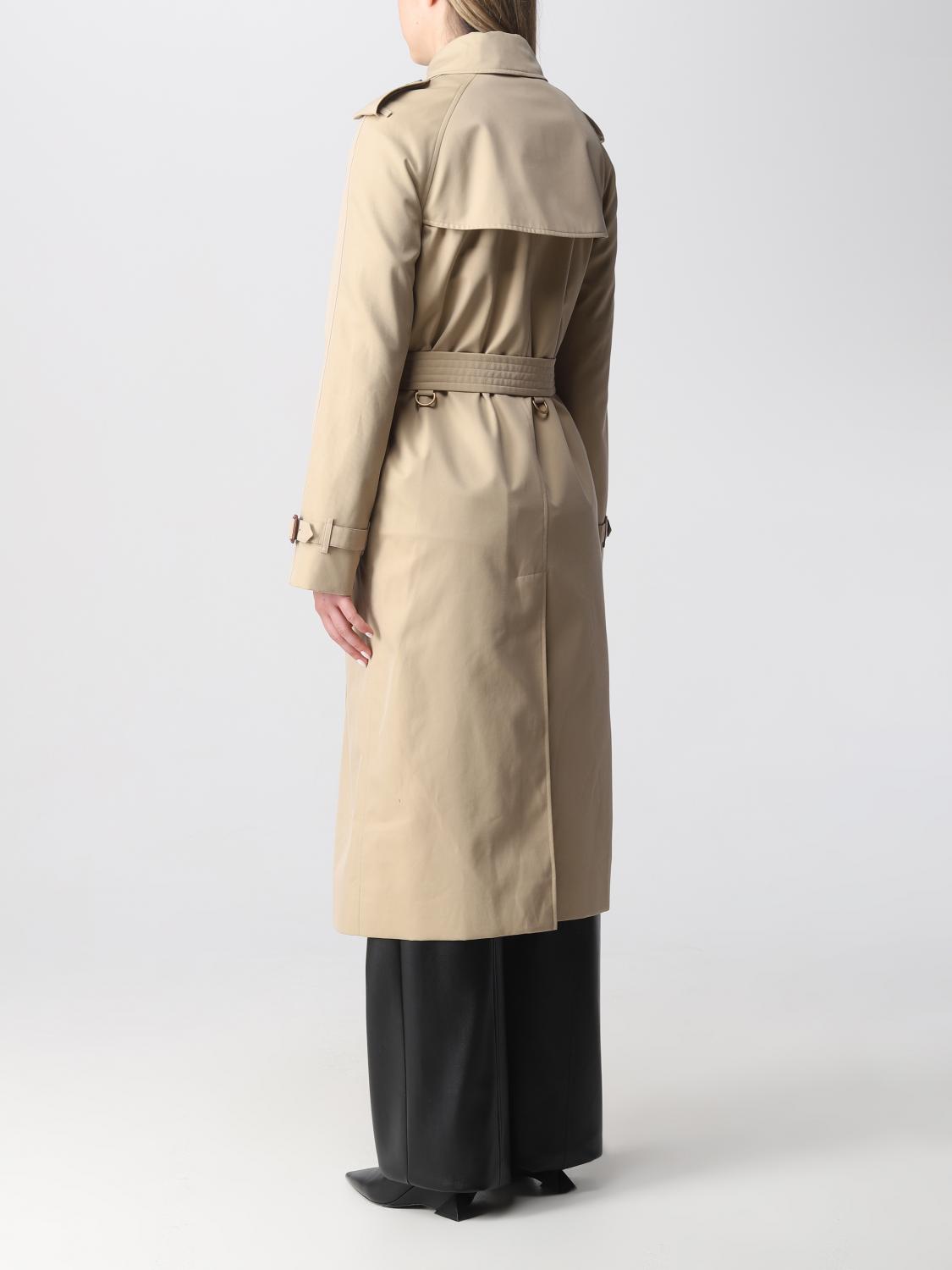 BURBERRY: Coat woman Beige Burberry trench coat 8045785 online
