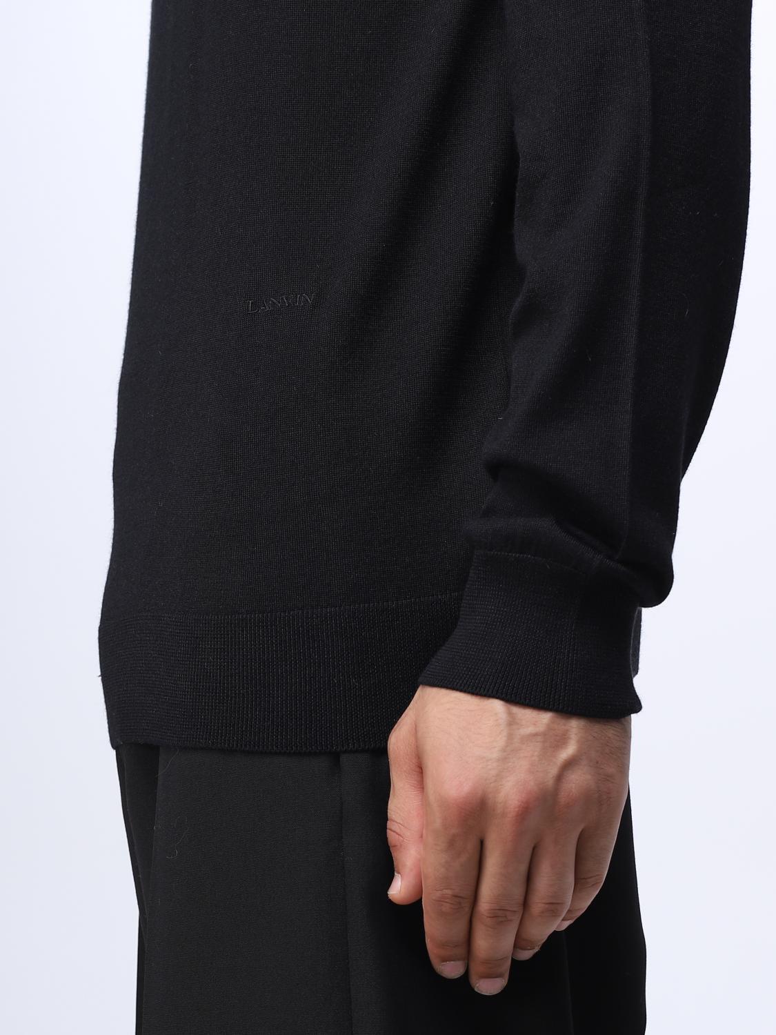 LANVIN SWEATER: Sweater men Lanvin, Black - Img 4
