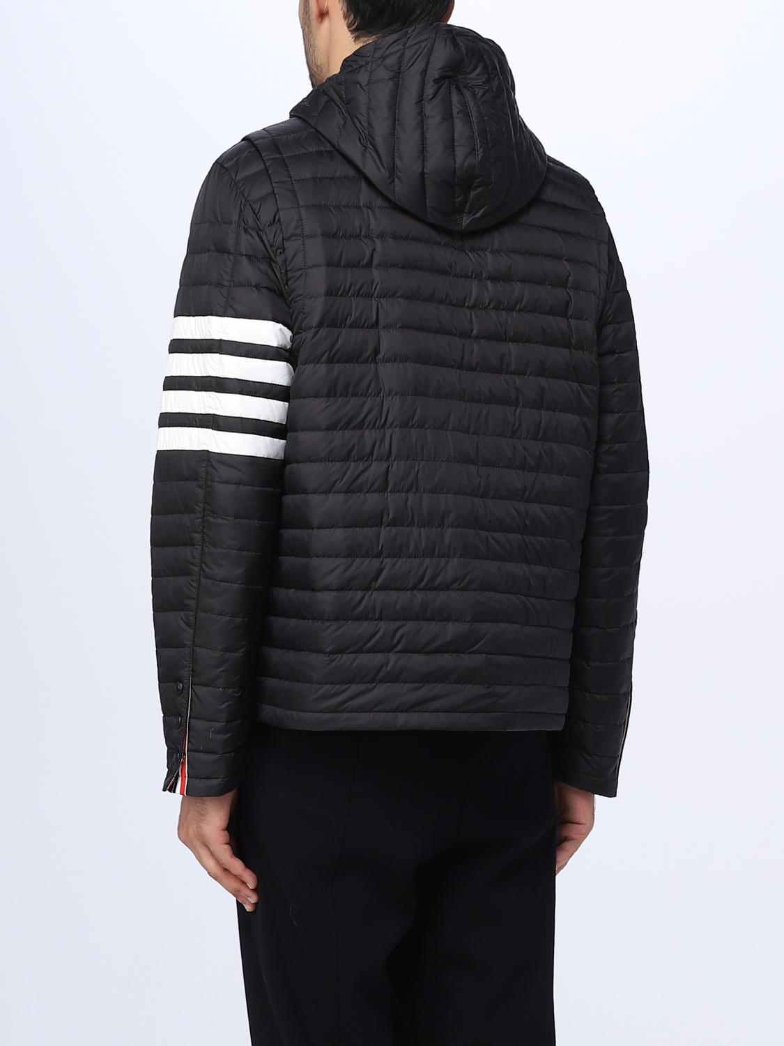 THOM BROWNE CHAQUETA: Abrigo hombre Thom Browne, Negro - Img 3