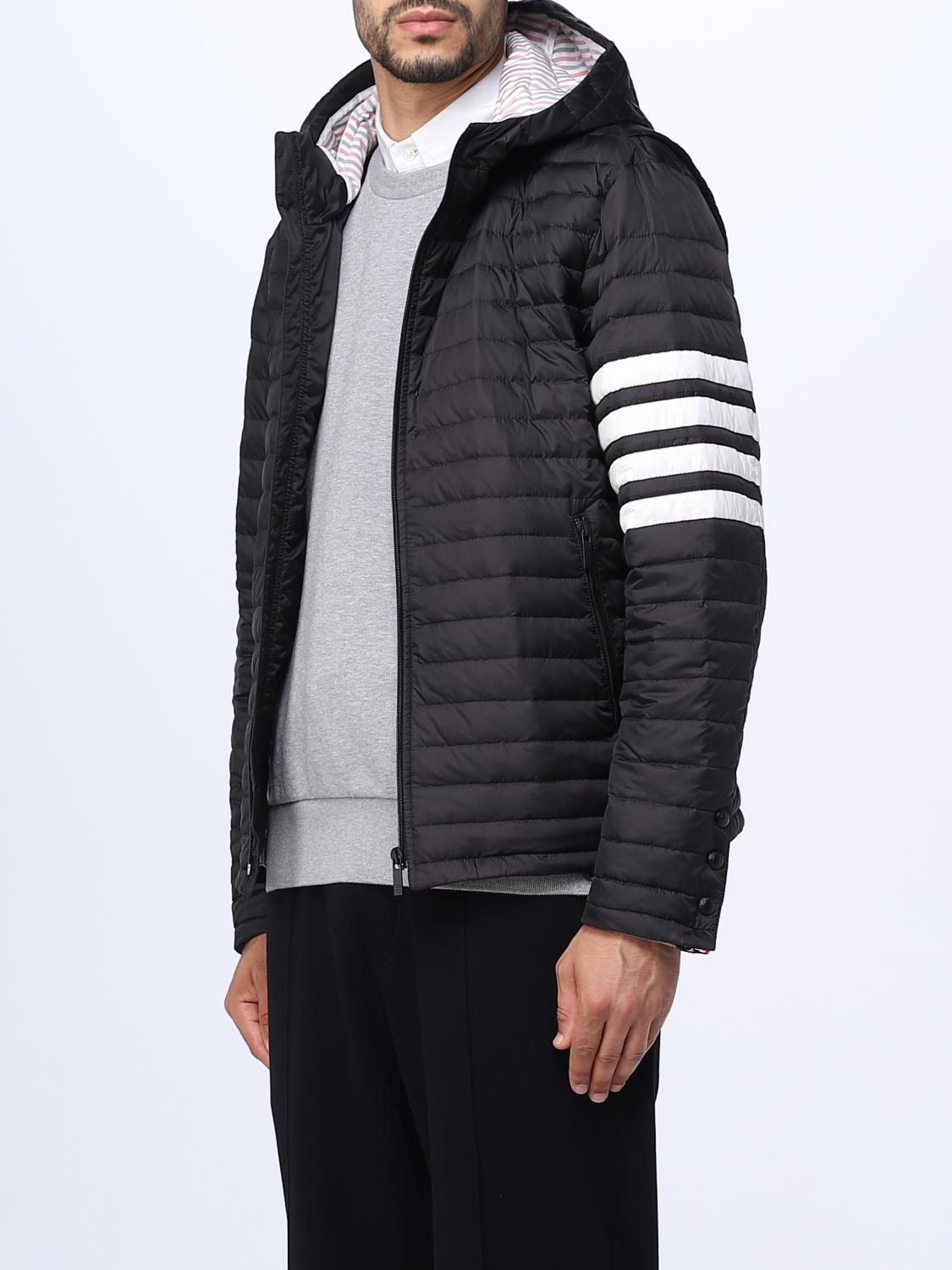 THOM BROWNE CHAQUETA: Abrigo hombre Thom Browne, Negro - Img 4