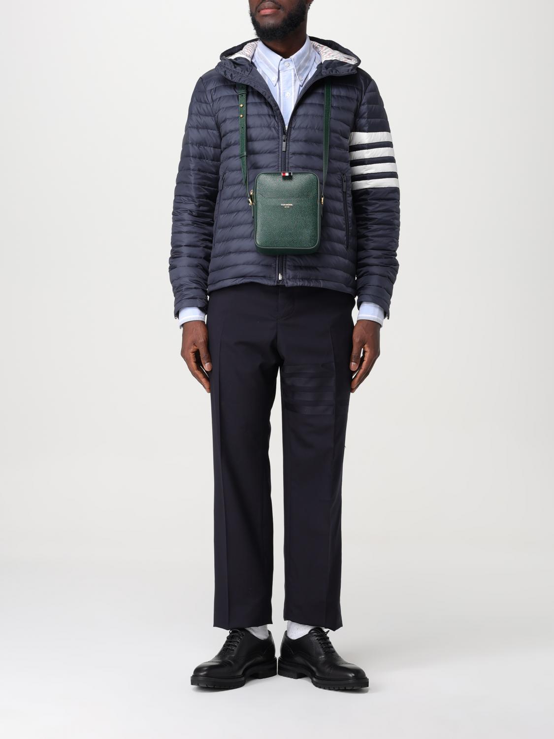 THOM BROWNE CHAQUETA: Abrigo hombre Thom Browne, Azul Oscuro - Img 2