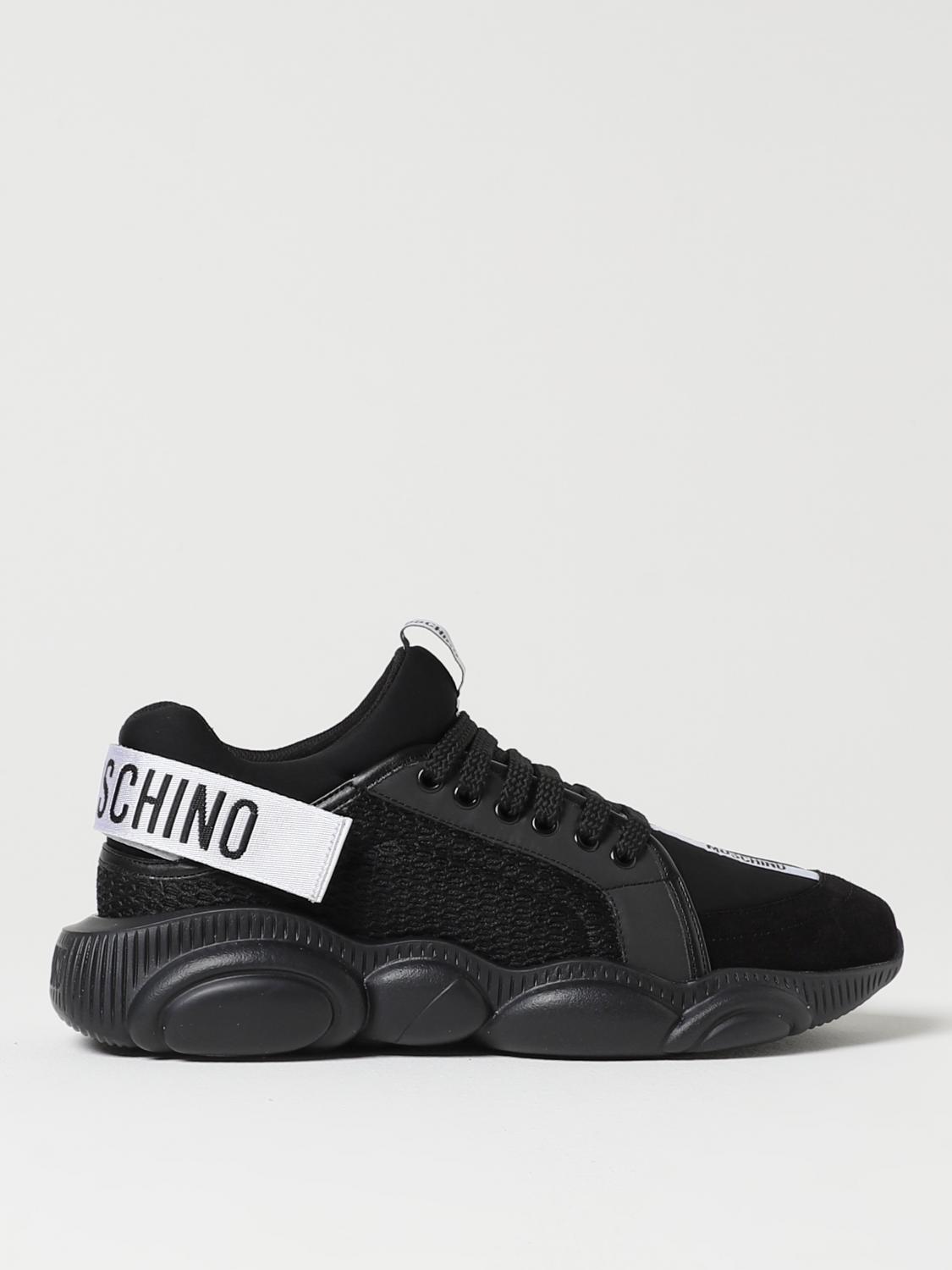 Tenis Moschino Couture Zapatillas Moschino Hombre Sneakers Negro