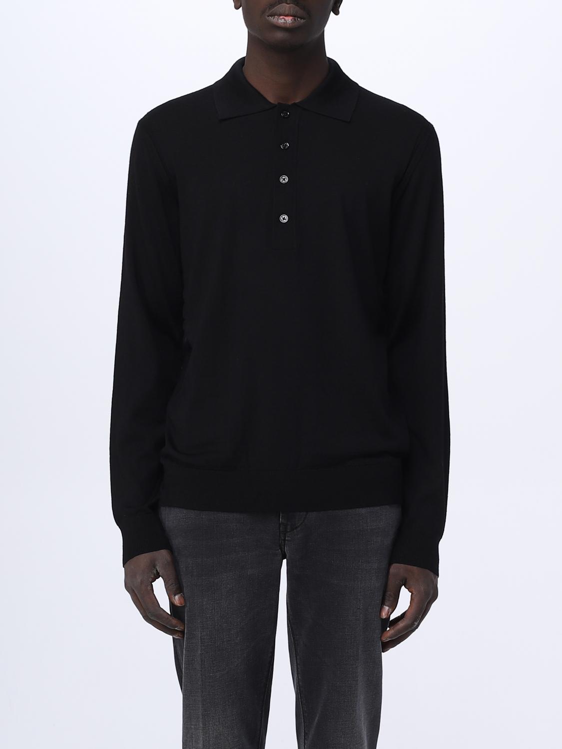 PAOLO PECORA SWEATER: Sweater men Paolo Pecora, Black - Img 1