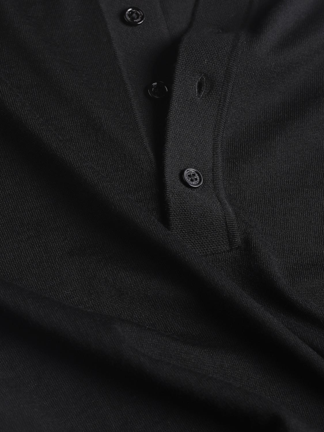 PAOLO PECORA SWEATER: Sweater men Paolo Pecora, Black - Img 4