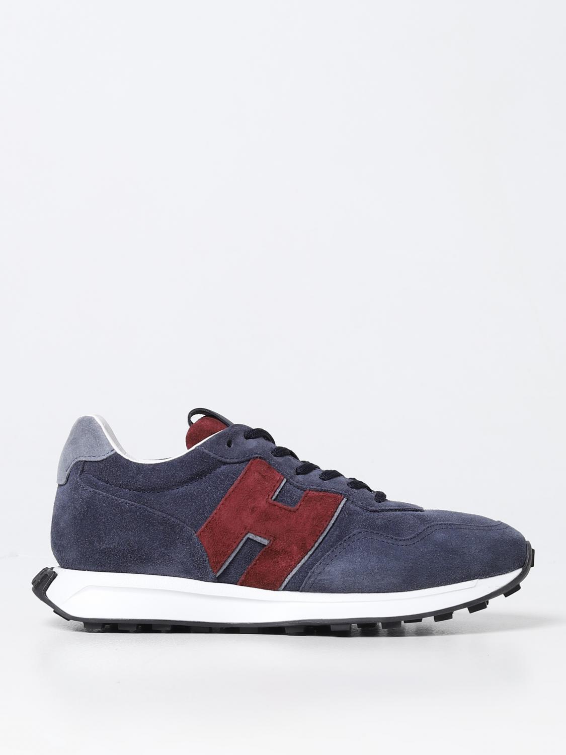 HOGAN: H601 sneakers in suede - Blue | Hogan sneakers