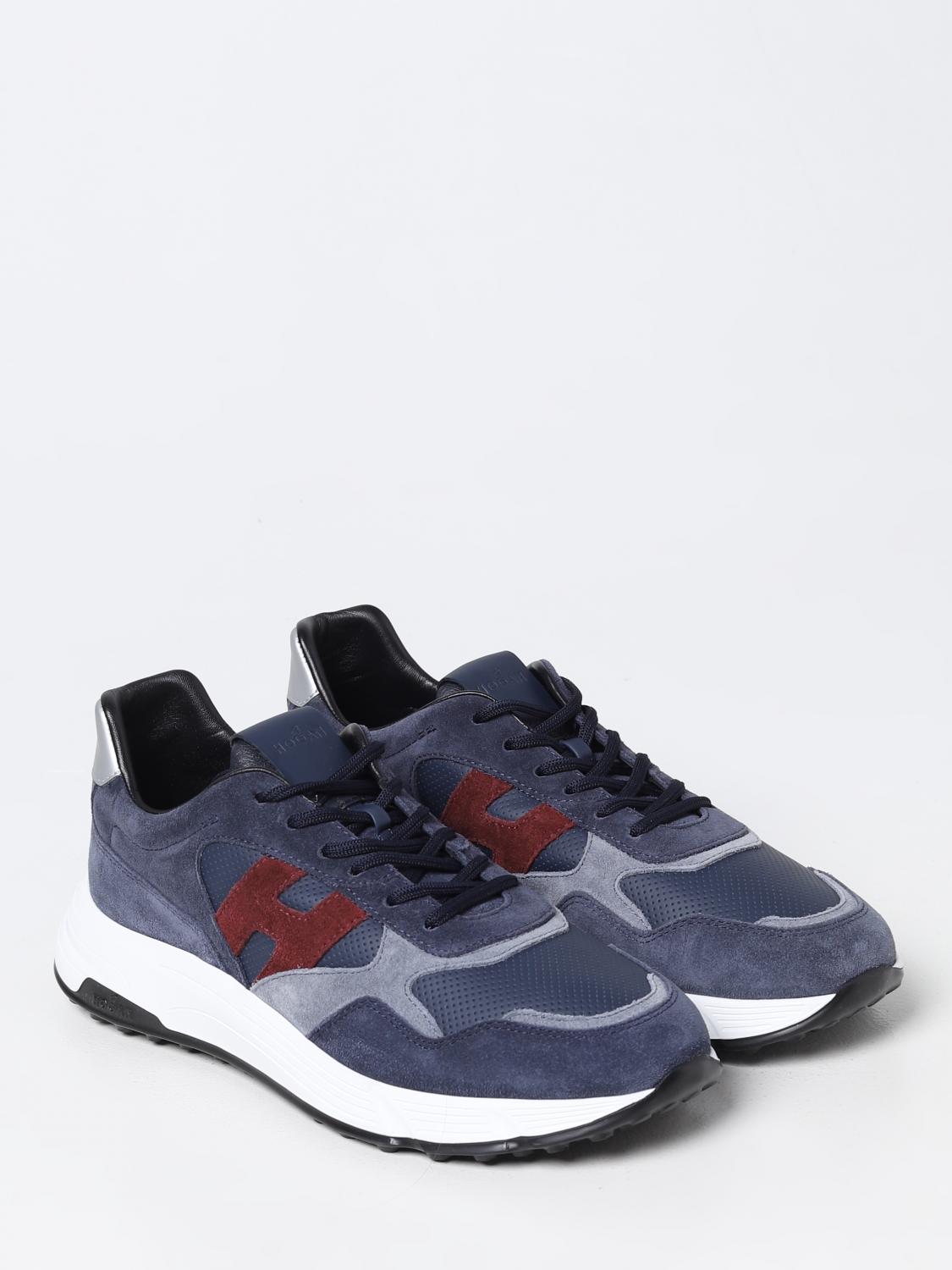 HOGAN SNEAKERS: Hogan Hypelight leather sneakers, Blue - Img 2