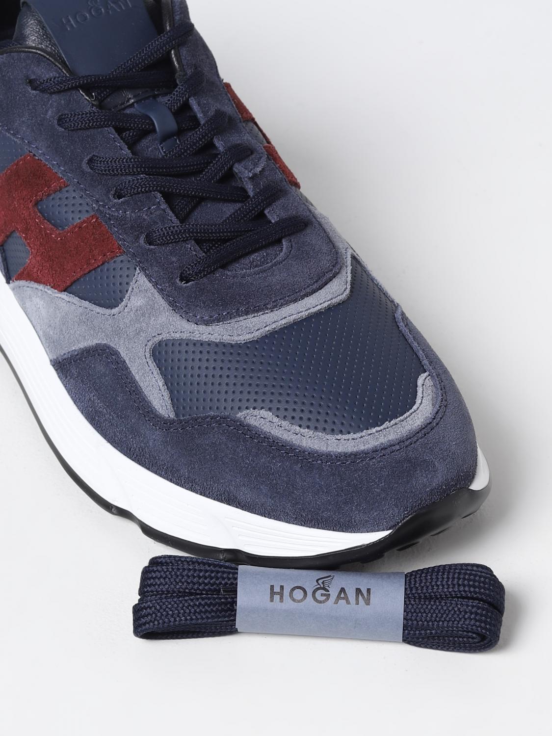 HOGAN SNEAKERS: Hogan Hypelight leather sneakers, Blue - Img 4