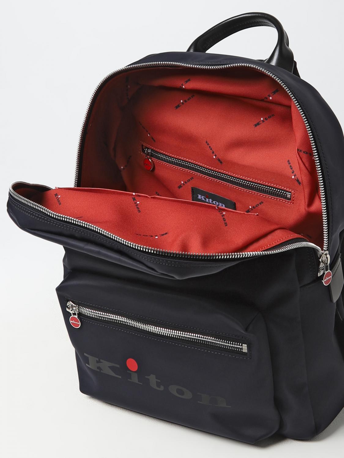 KITON RUCKSACK: Rucksack herren Kiton, Blau - Img 4