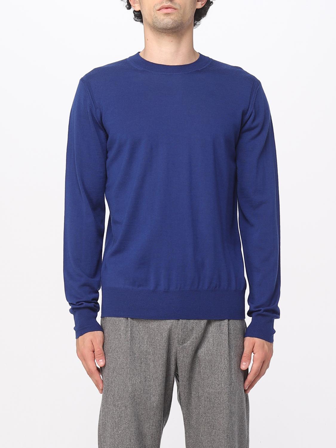 PAOLO PECORA SWEATER: Sweater men Paolo Pecora, Blue - Img 1