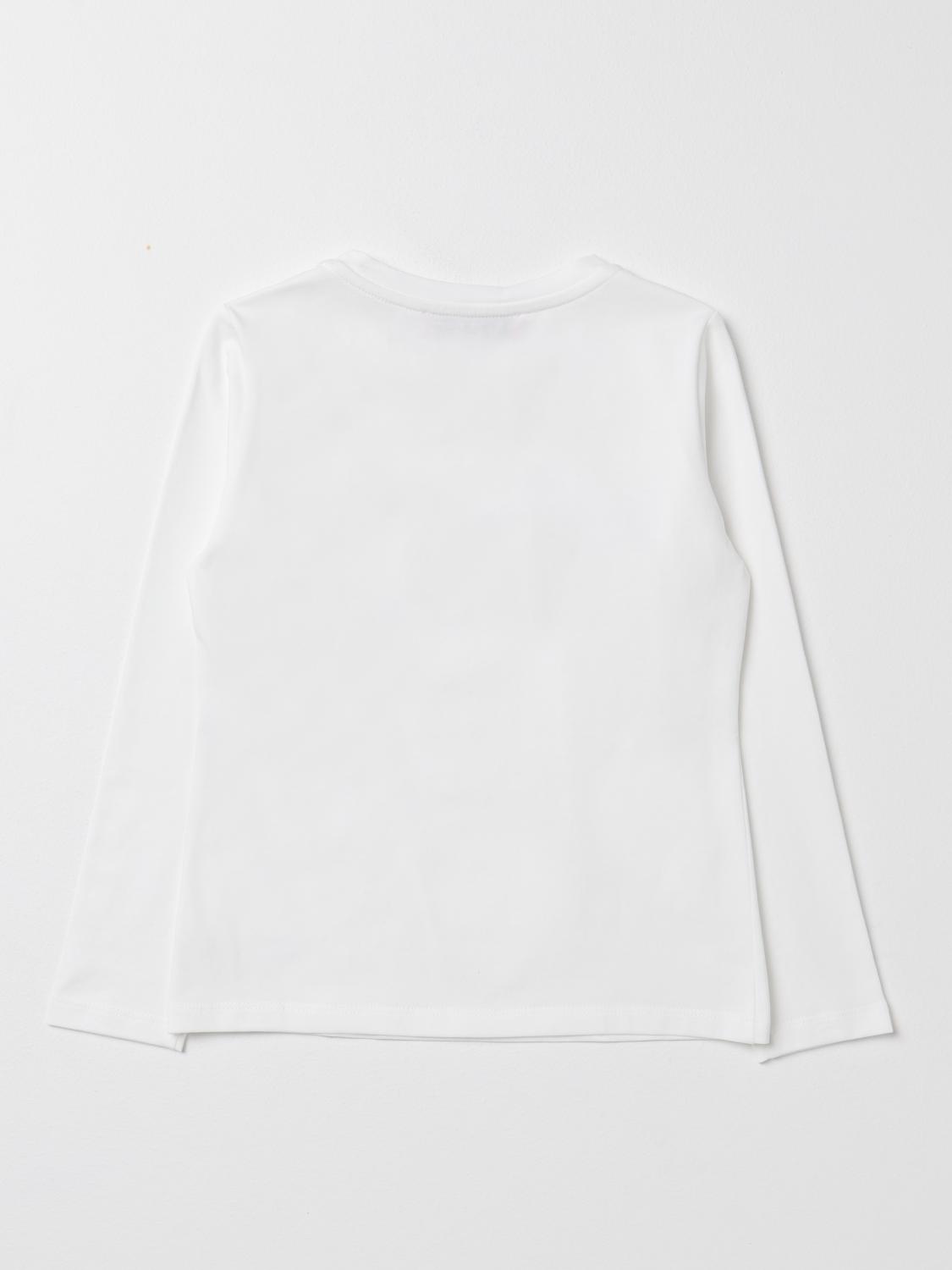 MISS BLUMARINE CAMISETA: Camisetas niños Miss Blumarine, Blanco 1 - Img 2