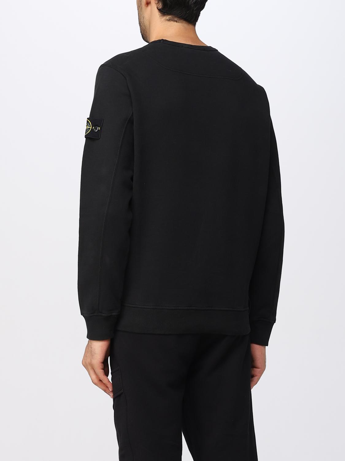 STONE ISLAND SUDADERA: Sudadera hombre Stone Island, Negro - Img 3