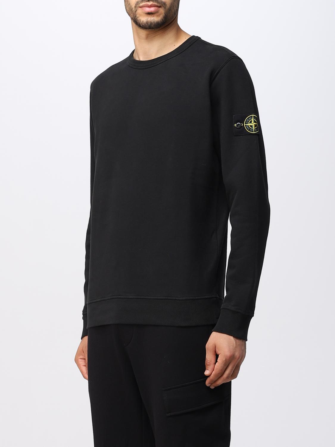 STONE ISLAND SUDADERA: Sudadera hombre Stone Island, Negro - Img 4