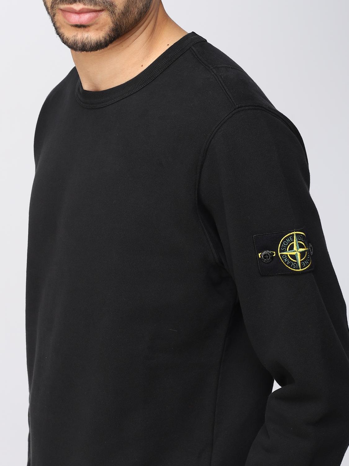 STONE ISLAND SUDADERA: Sudadera hombre Stone Island, Negro - Img 5