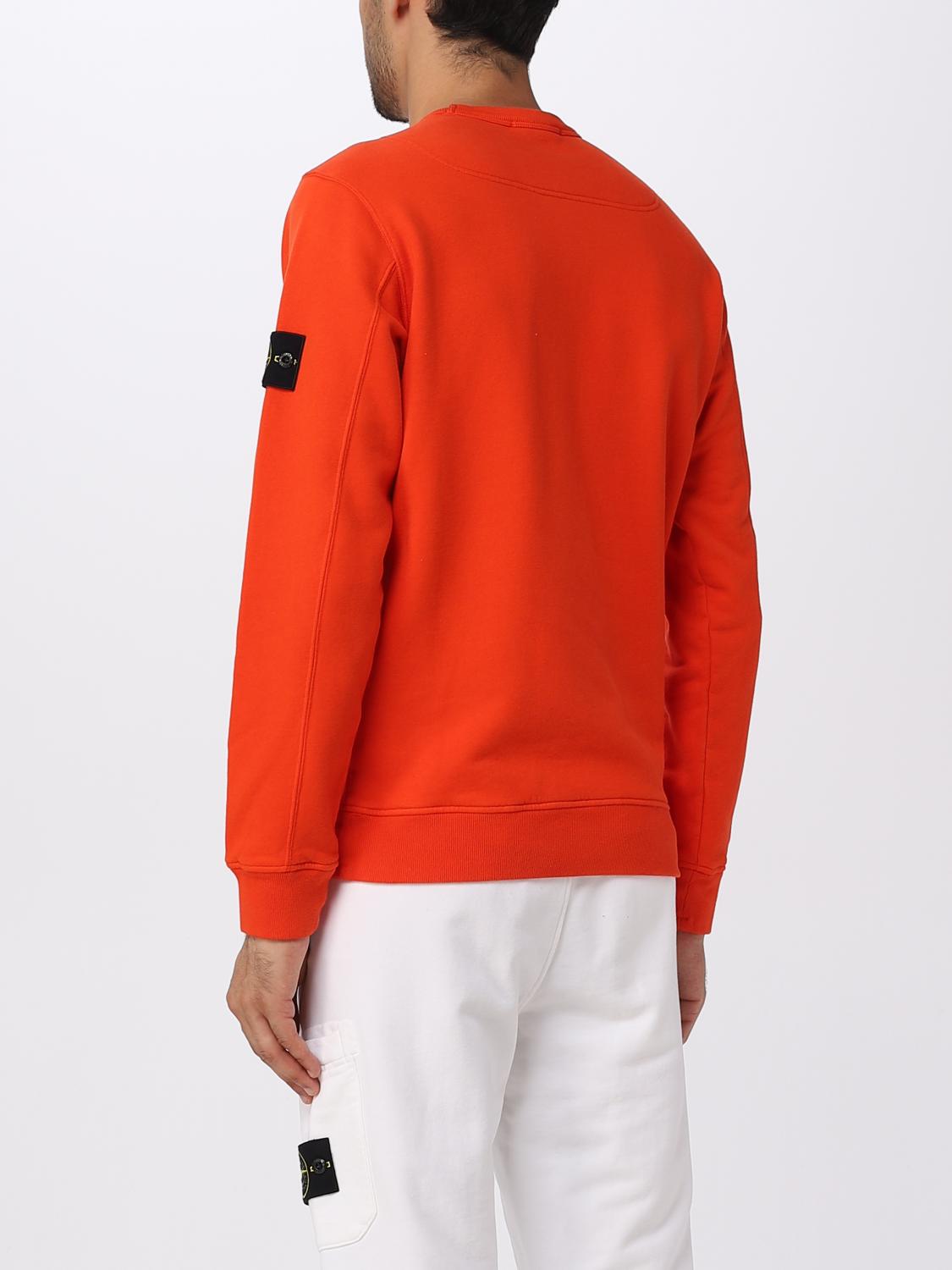STONE ISLAND SUDADERA: Sudadera hombre Stone Island, Naranja - Img 3