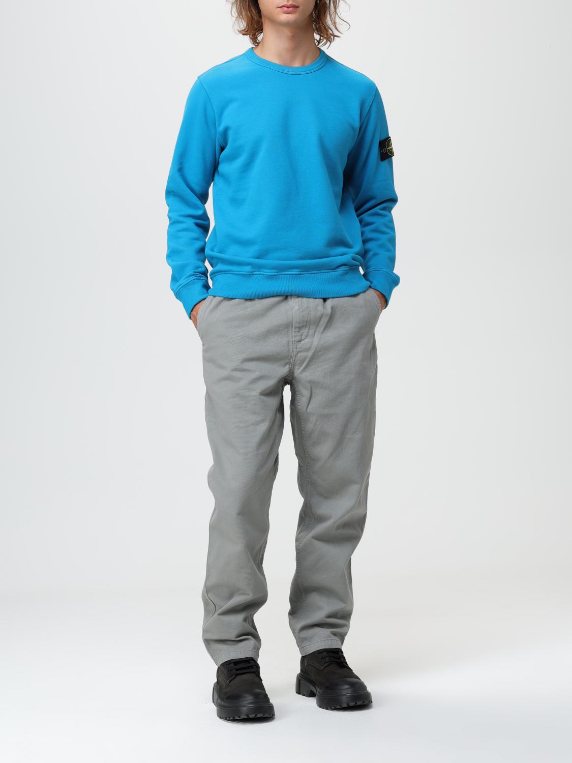 STONE ISLAND SUDADERA: Sudadera hombre Stone Island, Turquesa - Img 2