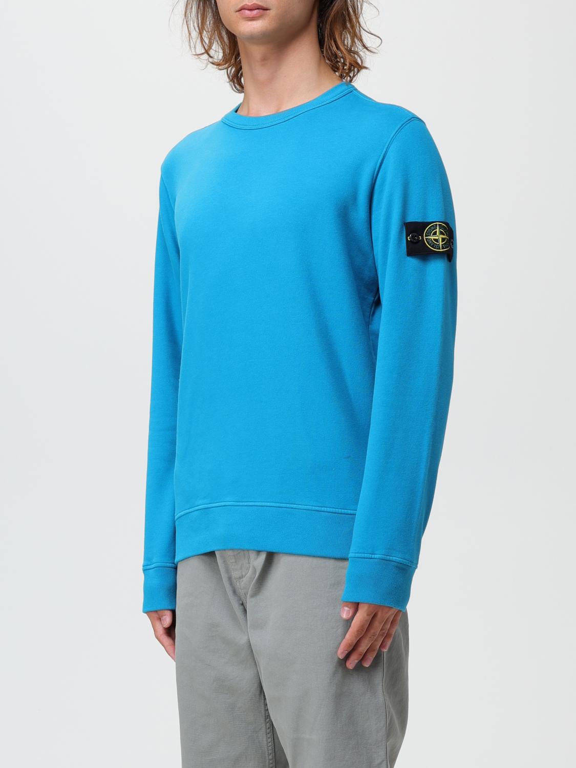 STONE ISLAND SUDADERA: Sudadera hombre Stone Island, Turquesa - Img 4