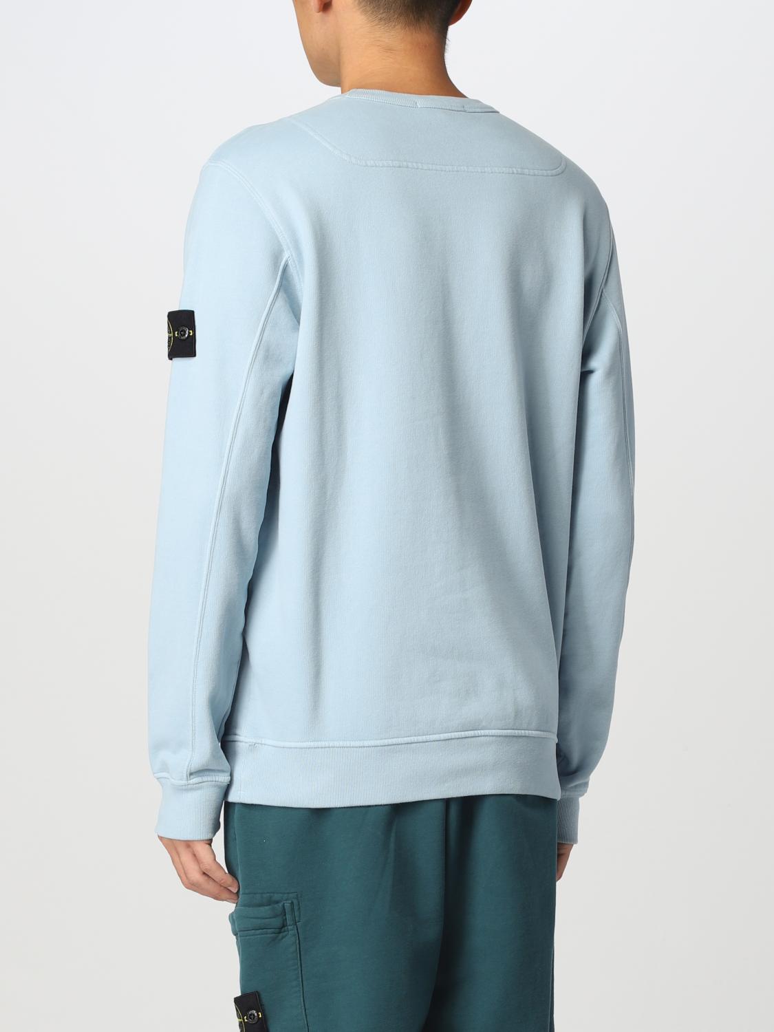STONE ISLAND SUDADERA: Sudadera hombre Stone Island, Azul Claro - Img 3
