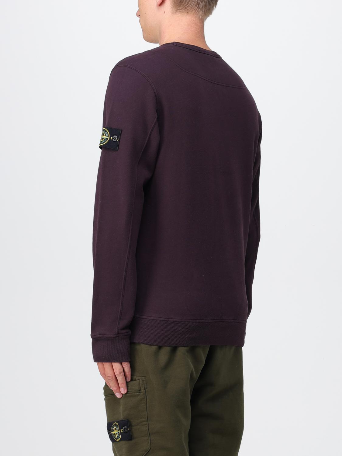 STONE ISLAND SUDADERA: Sudadera hombre Stone Island, Granate - Img 3