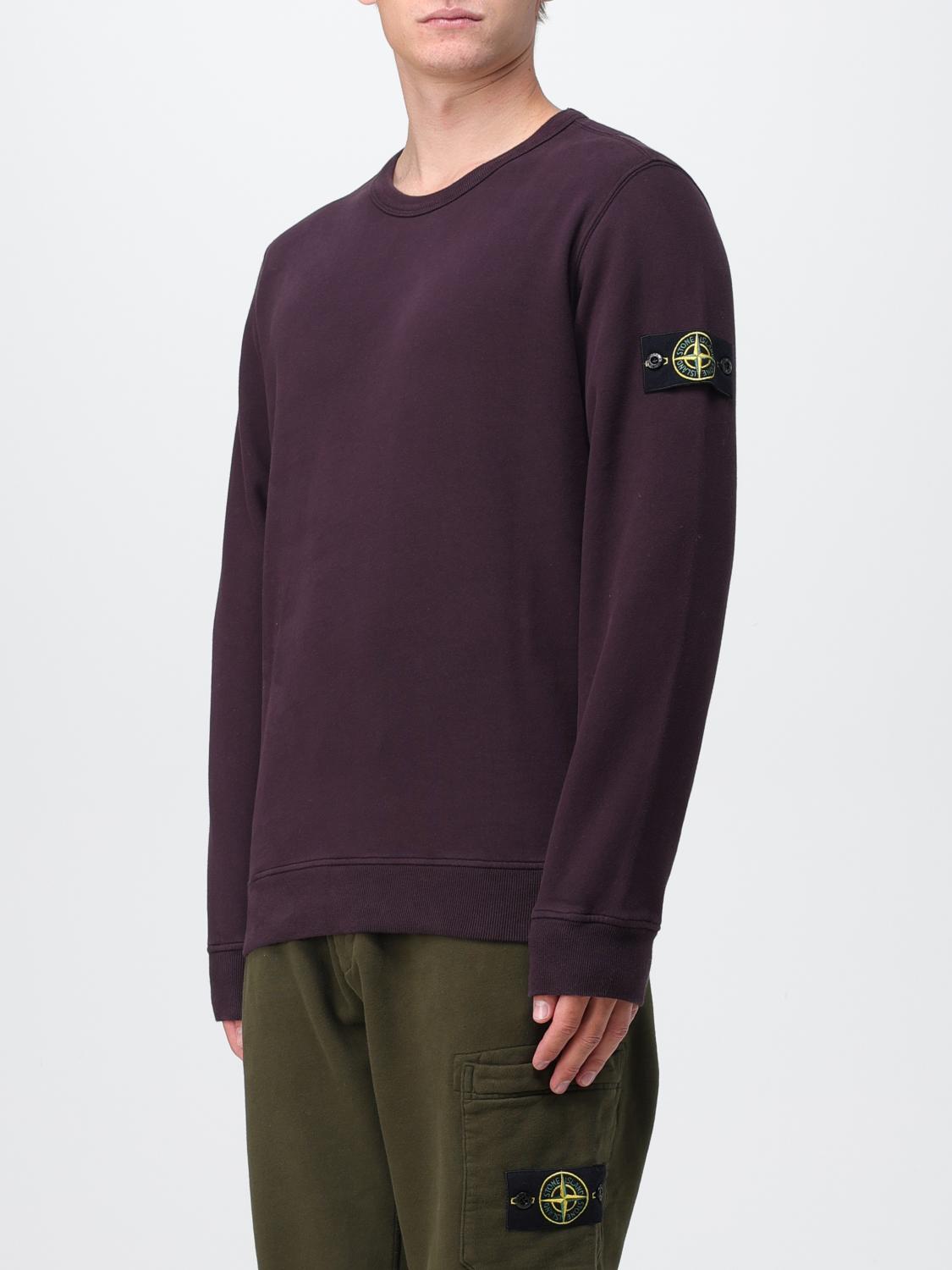 STONE ISLAND SUDADERA: Sudadera hombre Stone Island, Granate - Img 4