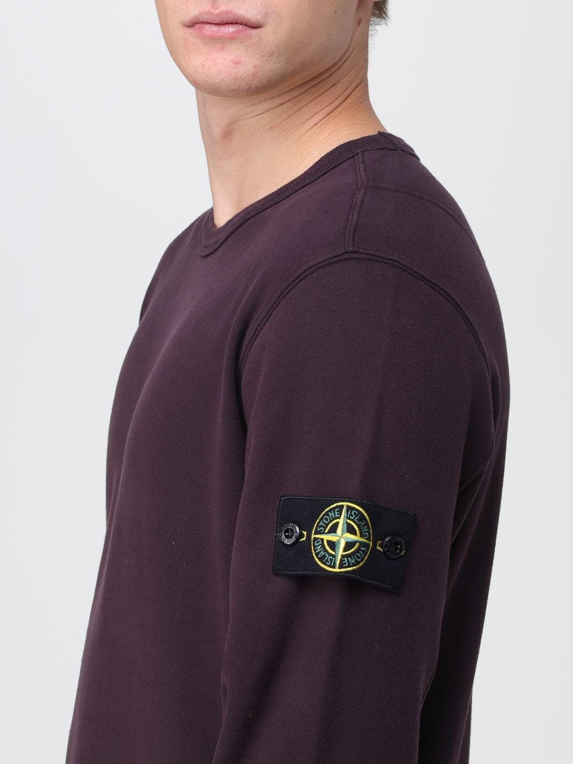 STONE ISLAND SUDADERA: Sudadera hombre Stone Island, Granate - Img 5