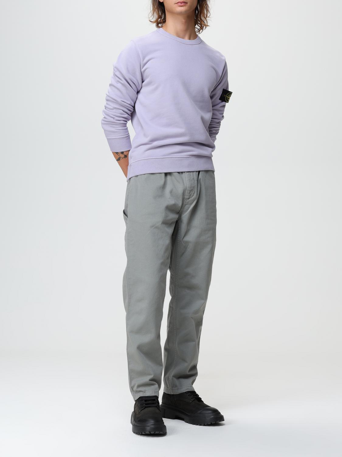 STONE ISLAND SUDADERA: Sudadera hombre Stone Island, Lavanda - Img 2