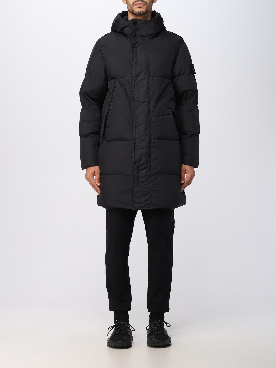 Stone Island コート メンズ - ブラック | 70323 | GIGLIO.COM