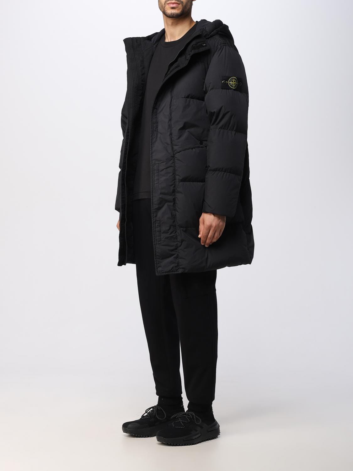 STONE  コート　M ブラック Stone Island コート メンズ - ブラック | 70323 | GIGLIO.COM