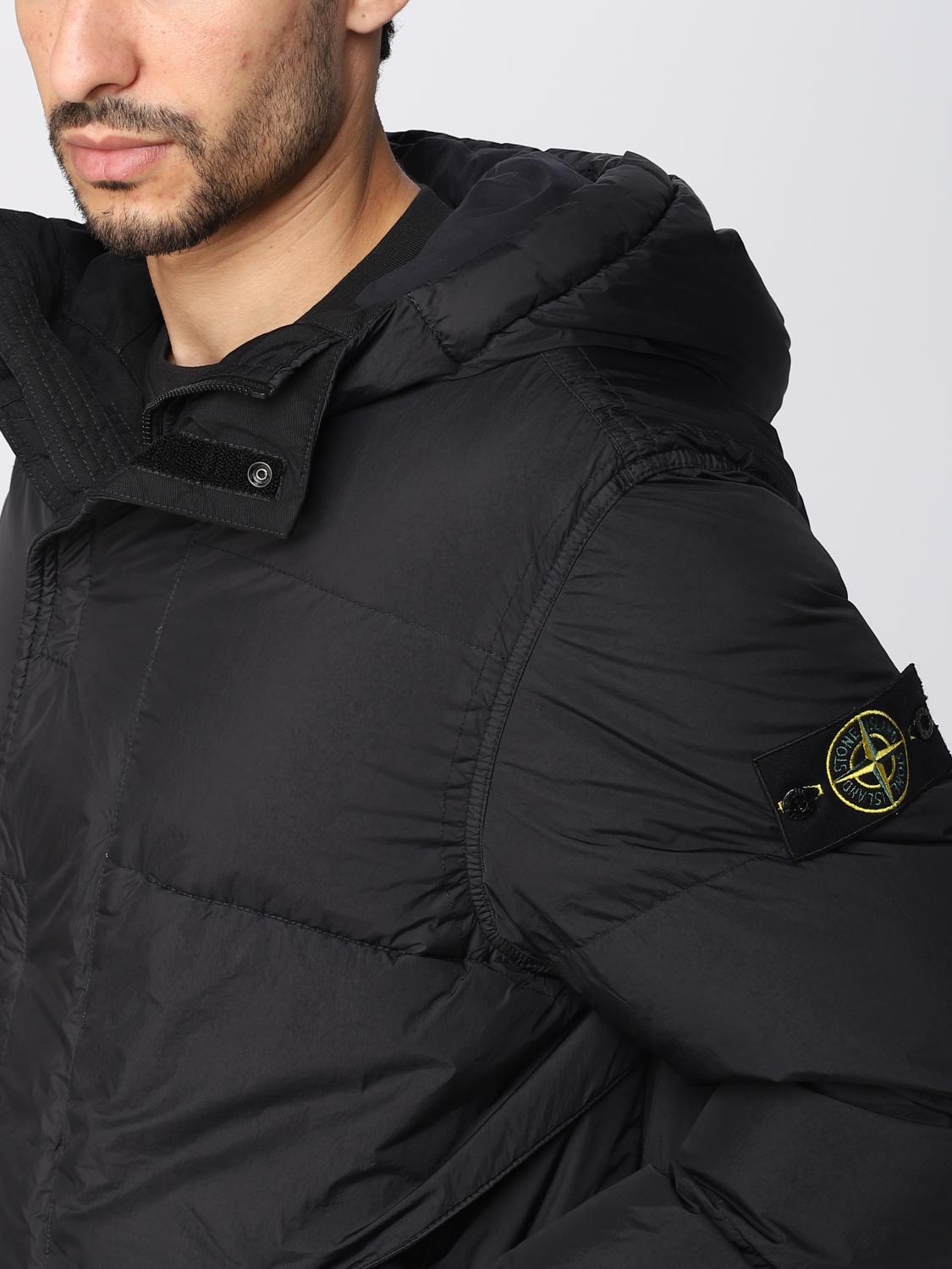 Stone Island コート メンズ - ブラック | 70323 | GIGLIO.COM