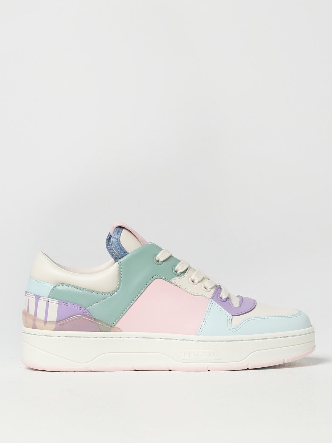 Jimmy Choo Florent sneakers in leather - Pink | FLORENT Jimmy Choo Florent sneakers in leather - Pink | FLORENT