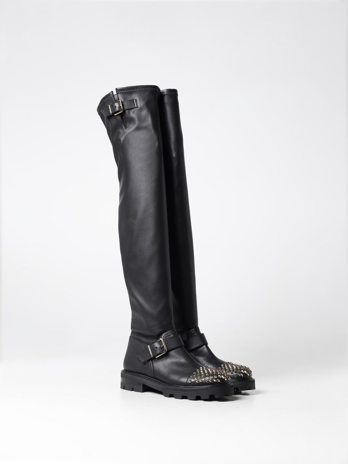 JIMMY CHOO ジミーチュー ブーツ 黒 2014925Y0002 ジミー チュー JIMMY CHOO Jimmy Choo ミドルブーツ BIKER II