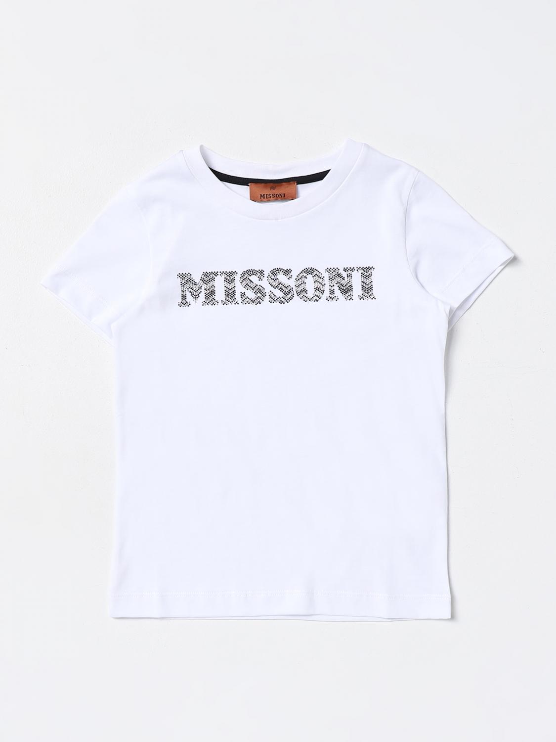 MISSONI T恤: T恤 儿童 Missoni, 白色 1 - Img 1