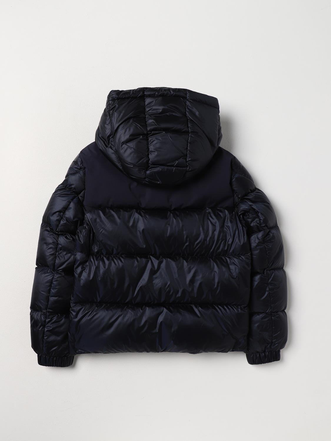 MONCLER CHAQUETA: Abrigo niños Moncler, Azul Oscuro - Img 2