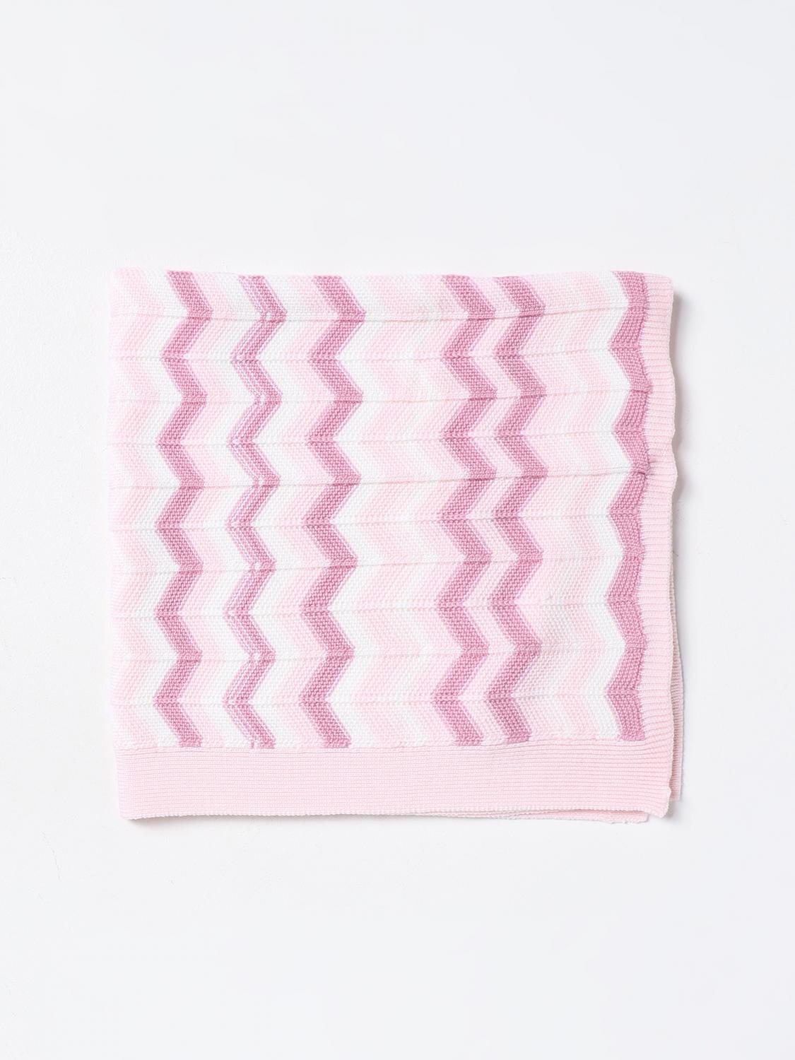 MISSONI BLANKET: Blanket kids Missoni, Pink - Img 1
