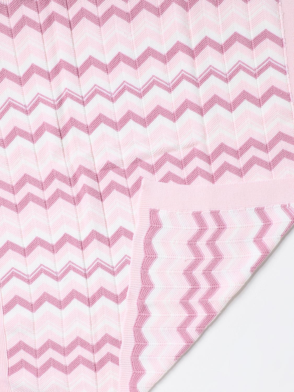 MISSONI BLANKET: Blanket kids Missoni, Pink - Img 2