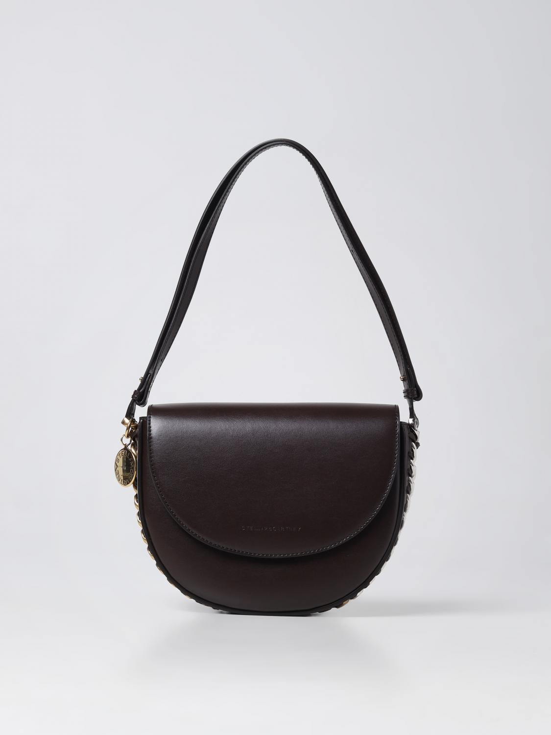 STELLA MCCARTNEY BORSA A TRACOLLA: Borsa Stella McCartney in pelle sintetica, Marrone - Img 1