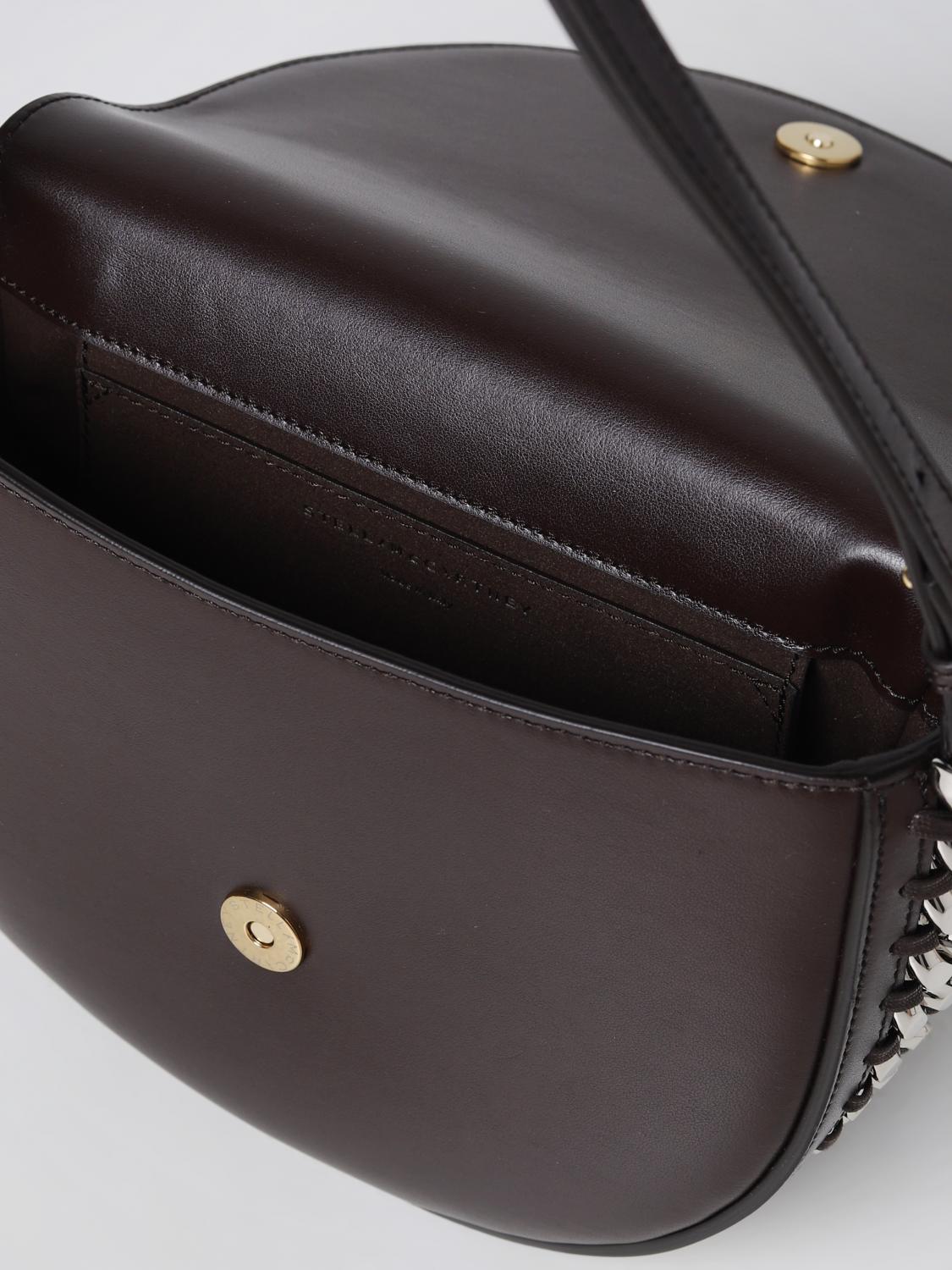 STELLA MCCARTNEY BORSA A TRACOLLA: Borsa Stella McCartney in pelle sintetica, Marrone - Img 4