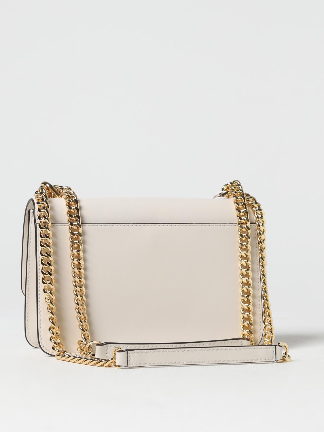 MICHAEL KORS BORSA A SPALLA: Borsa Heather Michael Kors in pelle, Bianco - Img 2