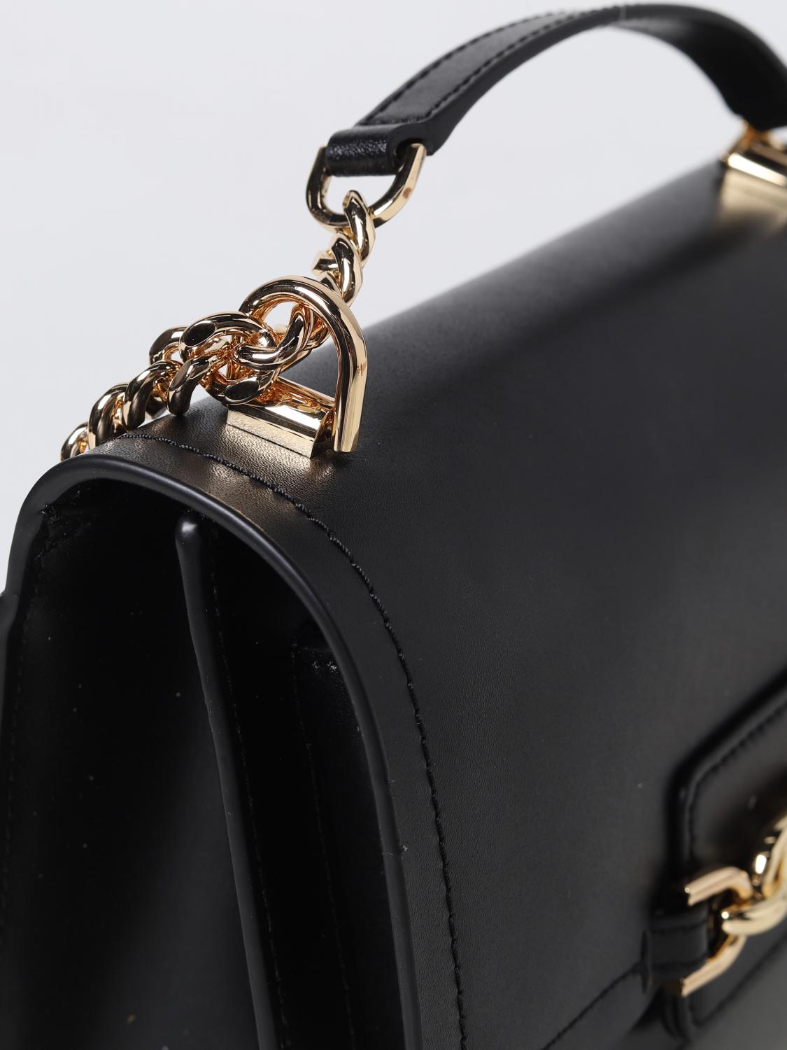 MICHAEL KORS BORSA A SPALLA: Borsa Heather Michael Kors in pelle, Nero - Img 3