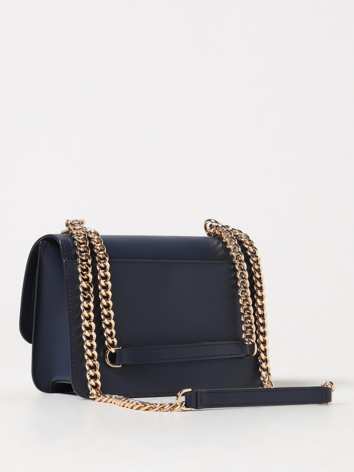 MICHAEL KORS BORSA A SPALLA: Borsa Heather Michael Kors in pelle, Blue Navy - Img 2